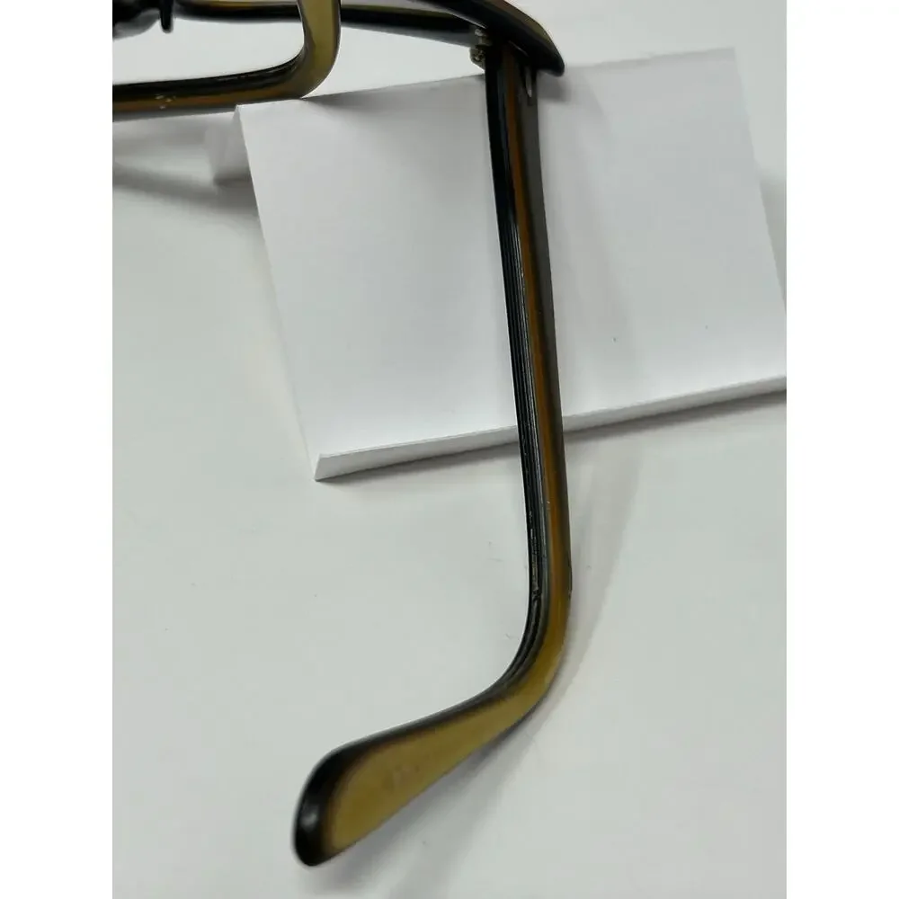 Vintage Prestige Ann Cat Eye Glasses Frame 46-19 Two Tone Bronze Black 50s 60s